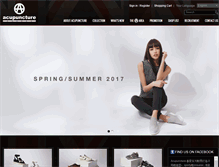 Tablet Screenshot of acupuncturefootwear.com.hk